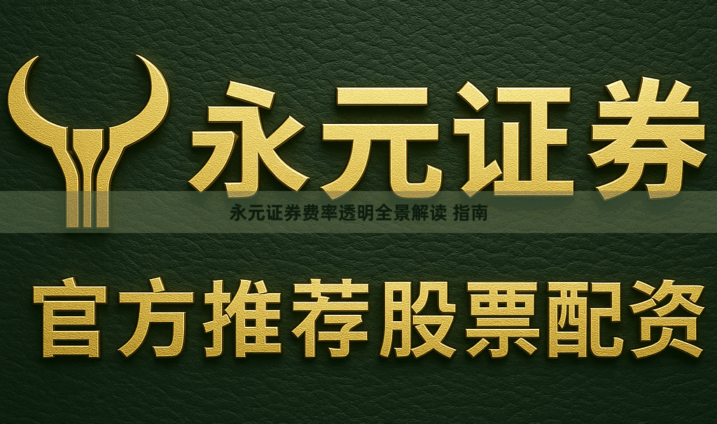 永元证券费率透明全景解读 指南