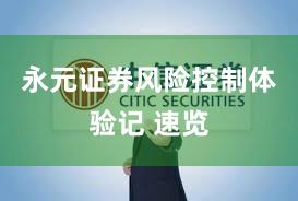 永元证券风险控制体验记 速览